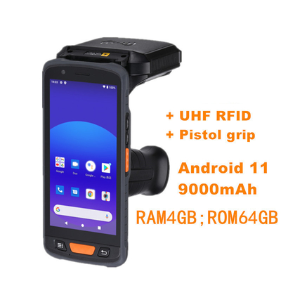 Ανθεκτικός χειροκίνητος αναγνώστης RFID 134.2khz LF PDA για τη διαχείριση κτηνοτροφίας μεγάλης απόστασης RFID καρτέλες αυτιών