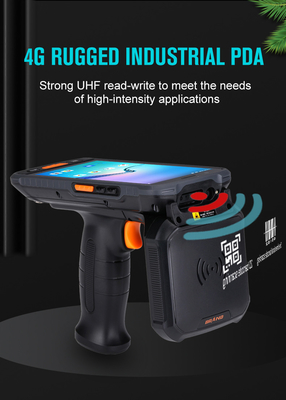 Ανθεκτικό PDA χειροκίνητο Android 11 NFC RFID Tag Reader 2D Barcode Scanner Αδιάβροχο τερματικό συλλέκτη βιομηχανικών δεδομένων