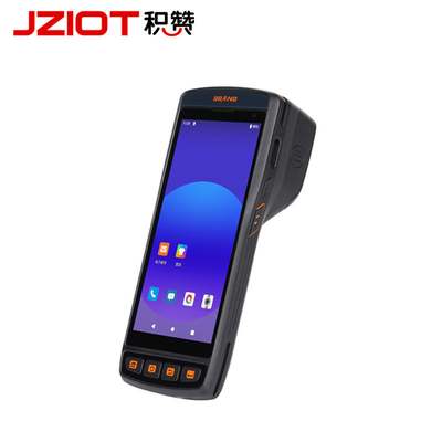 1D 2D Barcode Scanner Τερματικό Pda Android Scanner Χειροκίνητος Ενσωματωμένος 58mm φορητός θερμικός εκτυπωτής